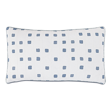  15X26 PERSEA PINTUCK DECORATIVE PILLOW