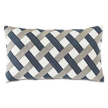  15X26 SAYA BASKETWEAVE DECORATIVE PILLOW