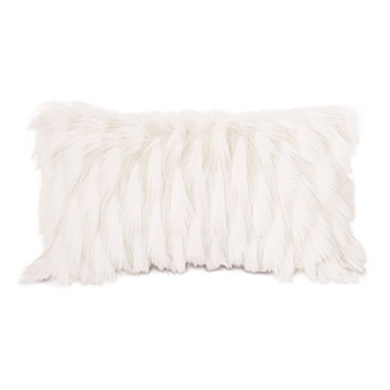  13X22 DANAE FAUX FUR DECORATIVE PILLOW