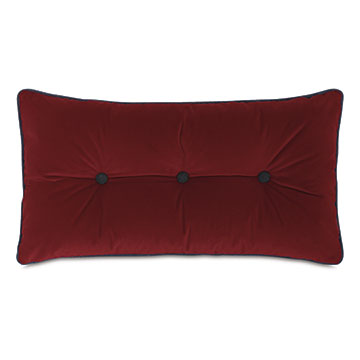  15X26 CONNERY BUTTON-TUFTED DECORATIVE PILLOW
