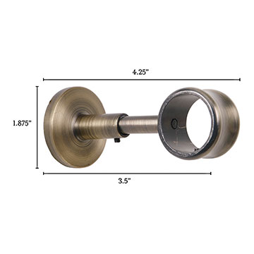 ȡɫ 4.25X1.87 METALLO BRASS EYELET BRACKET