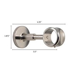 ȡͭɫ 4.25X1.87 METALLO NICKEL EYELET BRACKET