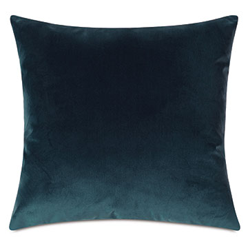 Velvet 22X22 UMA DECORATIVE PILLOW IN PACIFIC