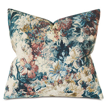 Ⱥ 22X22 HERALD FLORAL DECORATIVE PILLOW