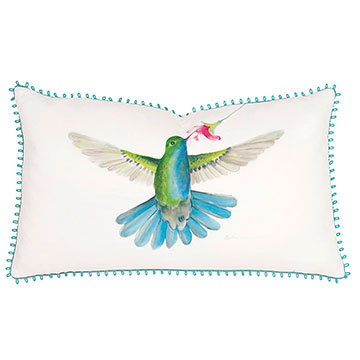  13X22 BLUE-CHESTED HUMMINGBIRD HP