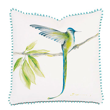  18X18 LONG-TAILED HUMMINGBIRD HP