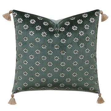  20X20 MINT PUNCH DECORATIVE PILLOW