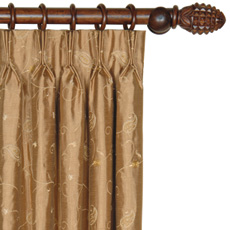 Cecilia Embroidered Paisley Window 