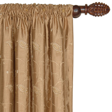 Cecilia Embroidered Paisley Window 