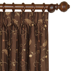 Cecilia Embroidered Paisley Window 