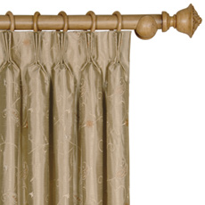 Cecilia Embroidered Paisley Window 