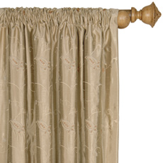 Cecilia Embroidered Paisley Window 