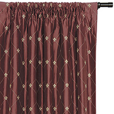 Rainier Embroidered Silk Window 