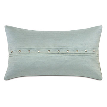  13X22 DANAE NAILHEAD DETAIL DECORATIVE PILLOW