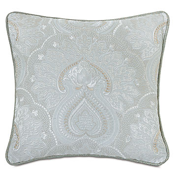  22X22 DANAE EMBROIDERED DECORATIVE PILLOW