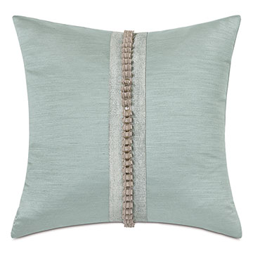  20X20 DANAE GIMP DETAIL DECORATIVE PILLOW