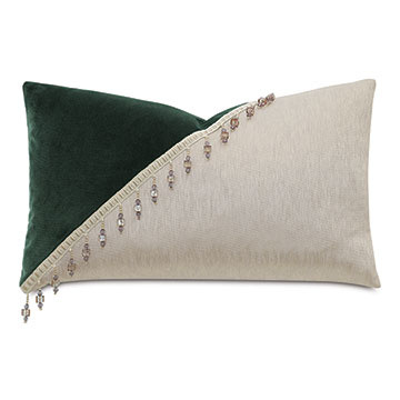  13X22 ESMERALDA COLORBLOCK DECORATIVE PILLOW