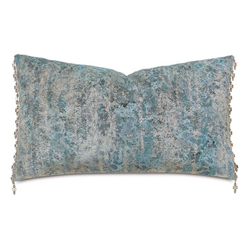  15X26 ESMERALDA METALLIC DECORATIVE PILLOW