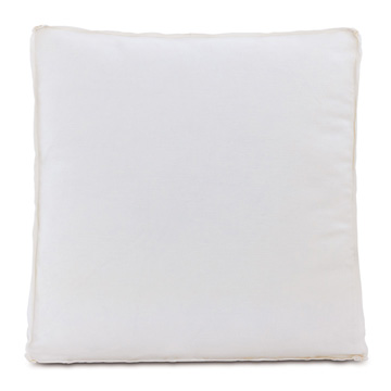 õ 27X27X3 LEONARA WHITE EURO SHAM