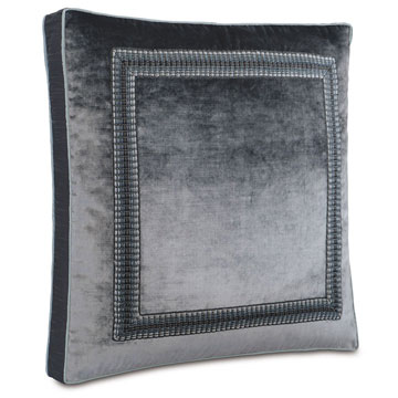 ˹ 27X27X3 VELDA CHARCOAL EURO SHAM