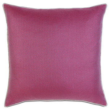 ̩ 27X27 ZIGZAG FUCHSIA EURO SHAM