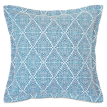  27X27 CLEMENTINE GEOMETRIC EURO SHAM