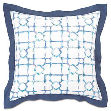  27X27 CASTAWAY LATTICE EURO SHAM