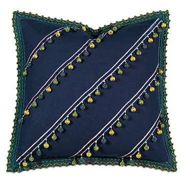 Ѷ³ 20X20 FAIRUZA BEADED DECORATIVE PILLOW