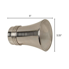 ȡͭɫ 3X2.25 METALLO NICKEL TRUMPET FINIAL PAIR