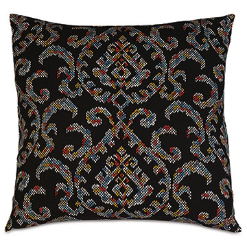  22X22 FREYA IKAT DECORATIVE PILLOW