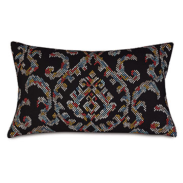  13X22 FREYA IKAT DECORATIVE PILLOW