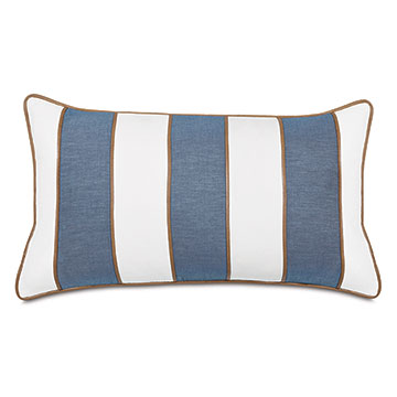  15X26 HALPRIN STRIPED DECORATIVE PILLOW