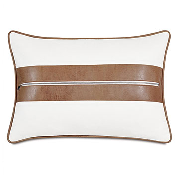  16X22 HALPRIN ZIPPER DECORATIVE PILLOW