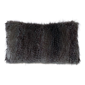 ӡ֧ 13X22 INDOCHINE FAUX FUR DECORATIVE PILLOW