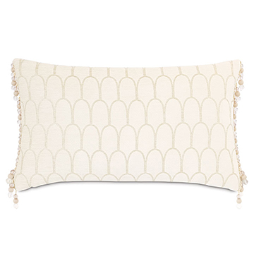  13X22 JOLENE SCALLOPED DECORATIVE PILLOW