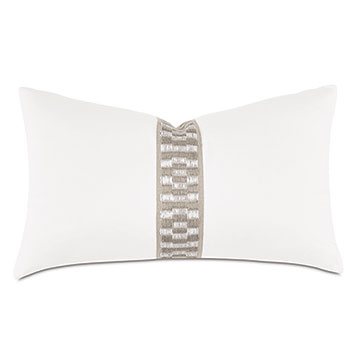 ŵ 16X22 JUNONIA WOVEN TAPE DECORATIVE PILLOW