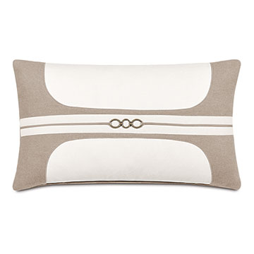  15X26 KELSO RIBBON DETAIL DECORATIVE PILLOW