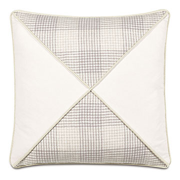  20X20 KELSO HOUNDSTOOTH DECORATIVE PILLOW