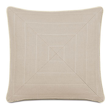  20X20 KELSO MITERED DECORATIVE PILLOW