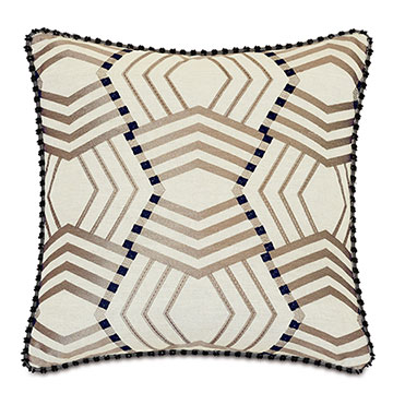  22X22 KIMAHRI EMBROIDERED DECORATIVE PILLOW