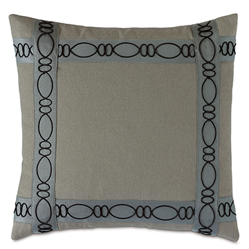  20X20 KILBOURN BORDER DECORATIVE PILLOW