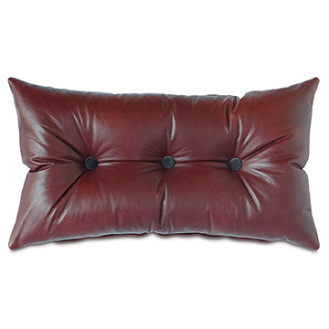  15X26 KILBOURN LEATHER DECORATIVE PILLOW