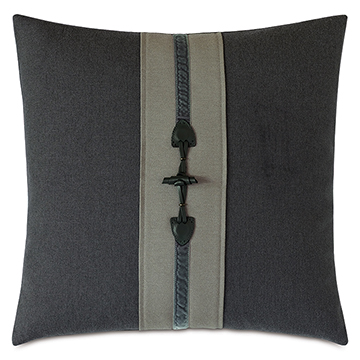  20X20 KILBOURN BUCKLE DECORATIVE PILLOW