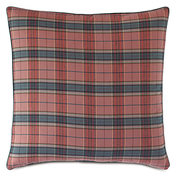  22X22 KILBOURN PLAID DECORATIVE PILLOW