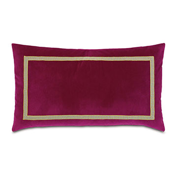  21X37 PLUSH RASBERRY KING SHAM