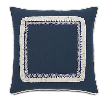  22X22 BREEZE INDIGO W/FRINGE