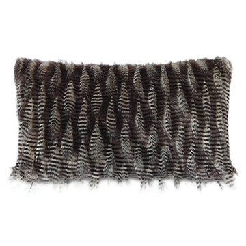 ˹ 13X22 MADDOX FAUX FUR DECORATIVE PILLOW