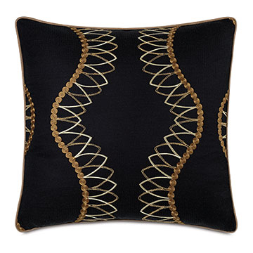  22X22 MIDORI OGEE DECORATIVE PILLOW