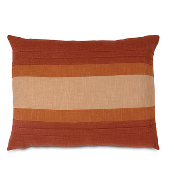 ɵﰲ 20X27 HABERDASH CINNAMON STANDARD SHAM