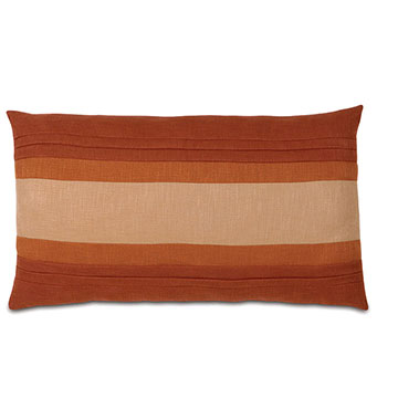 ɵﰲ 21X37 HABERDASH CINNAMON KING SHAM